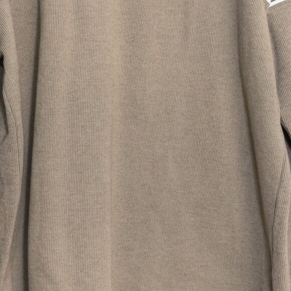 XG Size XL Vintage Inspired Mens Crewneck Sweater W/ Stripes Cotton Blend Ribbed - Picture 4 of 8